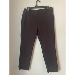 White House Black Market Women's Black The Slim Ankle Dress Pants - 6